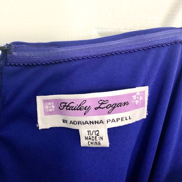 Blue Sequin Formal Dress by HaileyLogan in size 11 - Picture 6 of 8